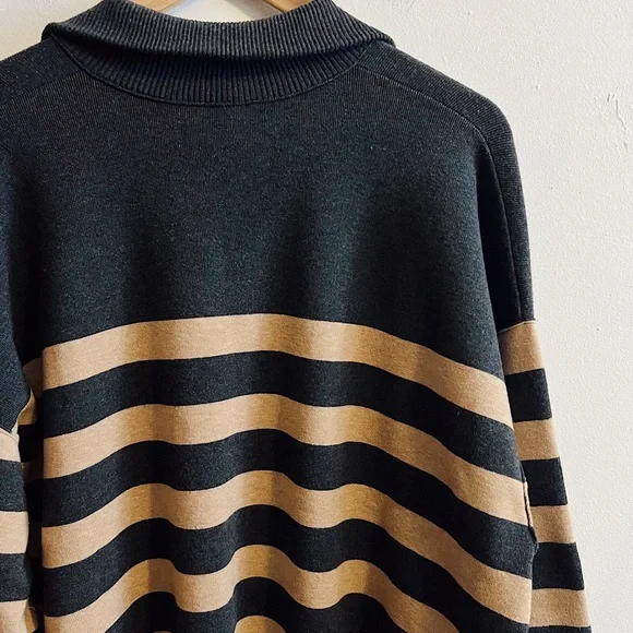 NWT Free People Coastal Stripe Clean Girl Pullover - Picture 6 of 9